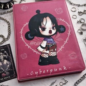 NEW DIY 16k Journal Notebook Punk Diary Nana Skull Panda Planner PU Leather